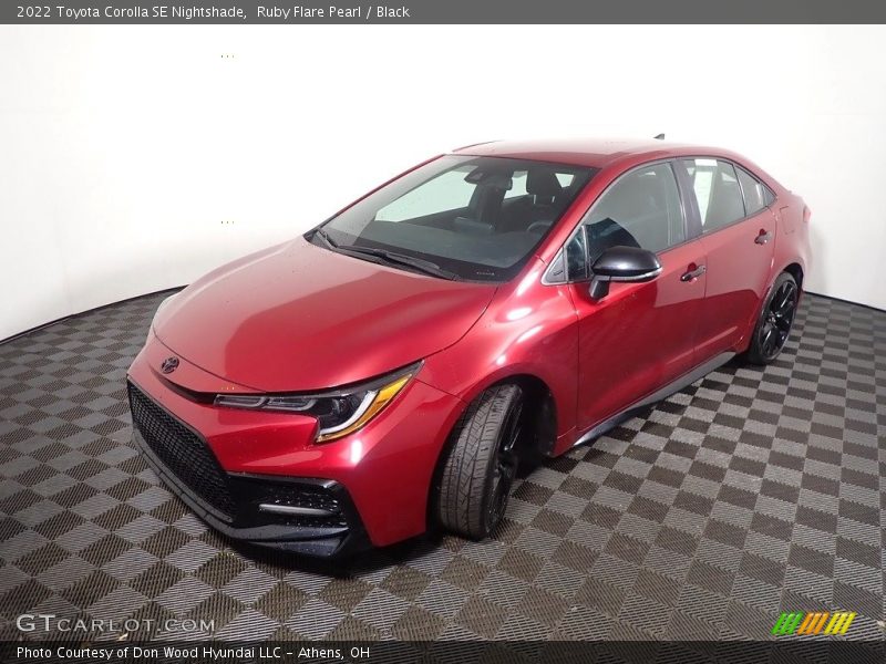 Ruby Flare Pearl / Black 2022 Toyota Corolla SE Nightshade