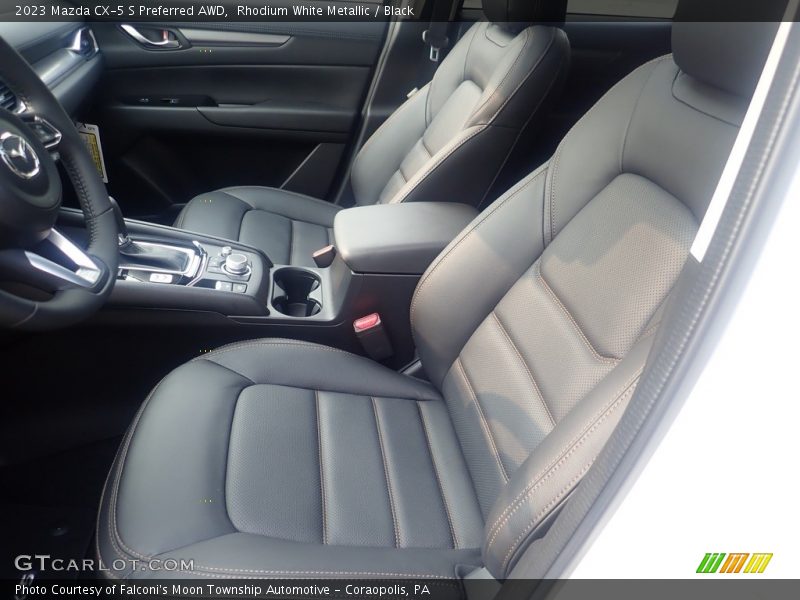 Rhodium White Metallic / Black 2023 Mazda CX-5 S Preferred AWD