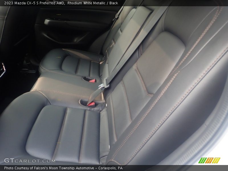 Rhodium White Metallic / Black 2023 Mazda CX-5 S Preferred AWD