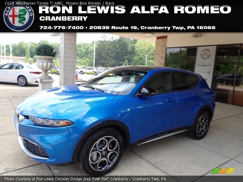 Misano Blue Metallic / Black 2024 Alfa Romeo Tonale Ti AWD