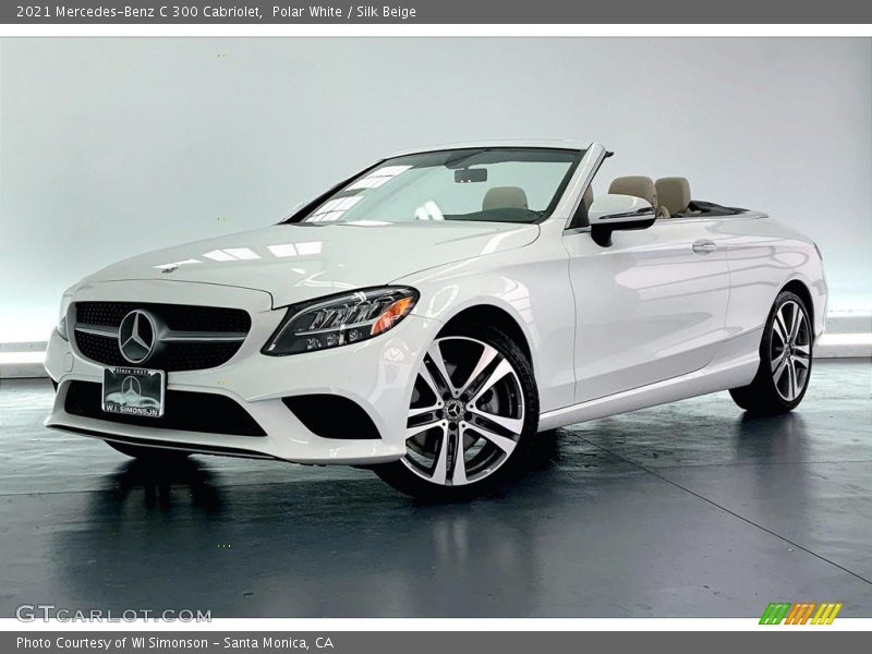 Polar White / Silk Beige 2021 Mercedes-Benz C 300 Cabriolet