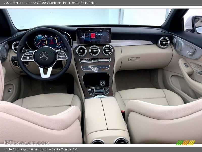 Polar White / Silk Beige 2021 Mercedes-Benz C 300 Cabriolet