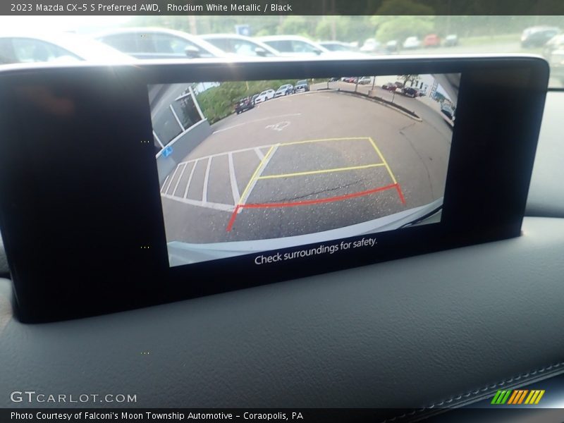 Rhodium White Metallic / Black 2023 Mazda CX-5 S Preferred AWD