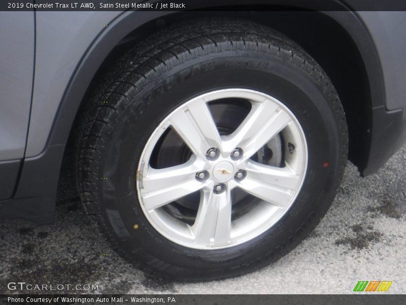 Satin Steel Metallic / Jet Black 2019 Chevrolet Trax LT AWD