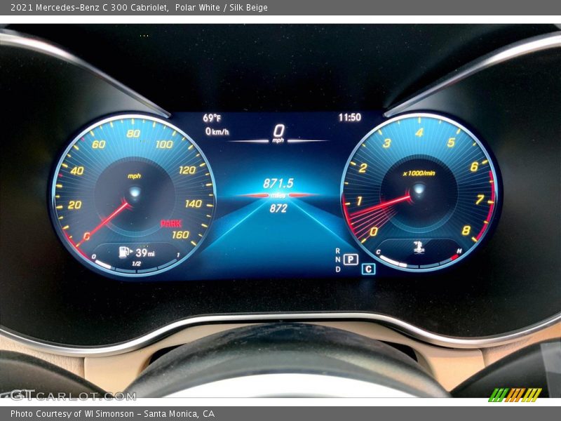 Polar White / Silk Beige 2021 Mercedes-Benz C 300 Cabriolet