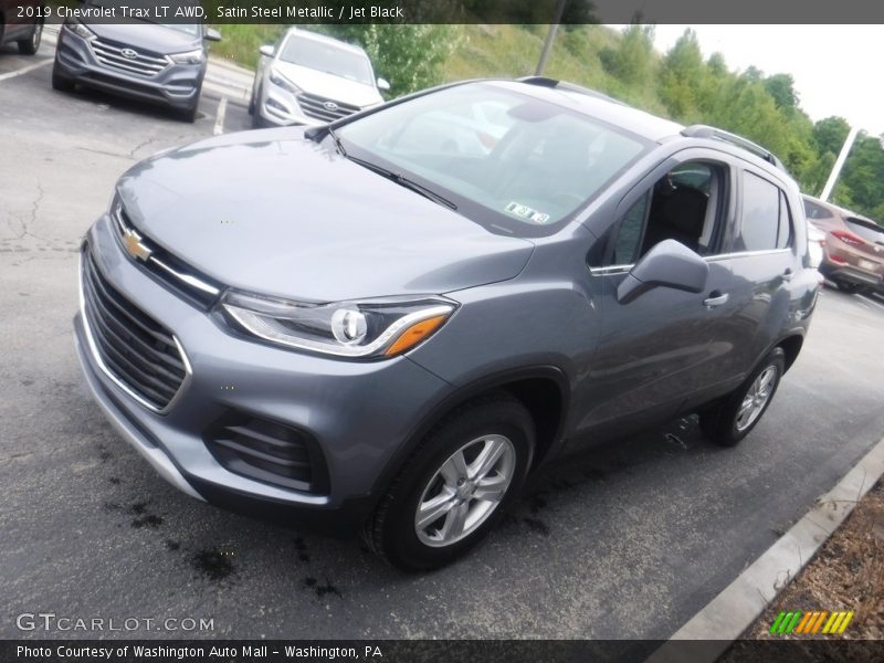 Satin Steel Metallic / Jet Black 2019 Chevrolet Trax LT AWD
