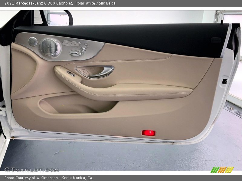 Polar White / Silk Beige 2021 Mercedes-Benz C 300 Cabriolet