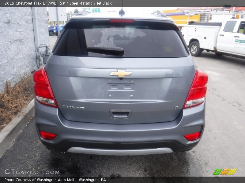 Satin Steel Metallic / Jet Black 2019 Chevrolet Trax LT AWD
