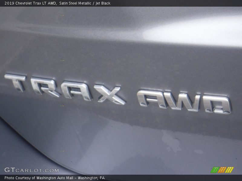 Satin Steel Metallic / Jet Black 2019 Chevrolet Trax LT AWD