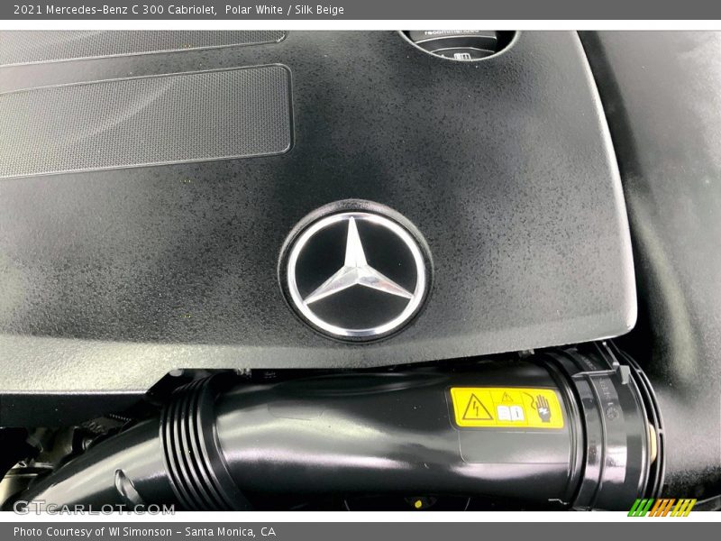 Polar White / Silk Beige 2021 Mercedes-Benz C 300 Cabriolet