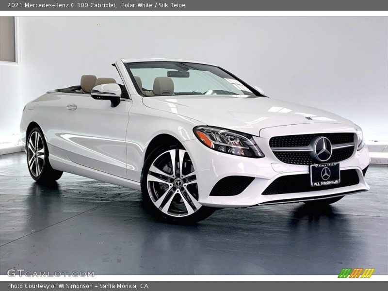 Polar White / Silk Beige 2021 Mercedes-Benz C 300 Cabriolet