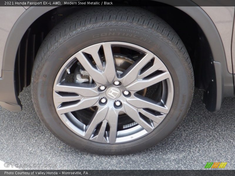 Modern Steel Metallic / Black 2021 Honda Passport EX-L AWD