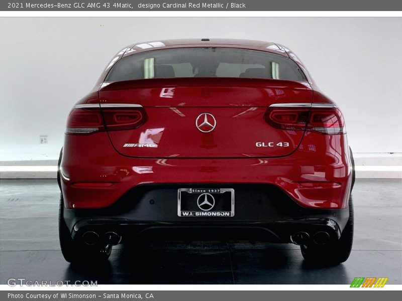 designo Cardinal Red Metallic / Black 2021 Mercedes-Benz GLC AMG 43 4Matic
