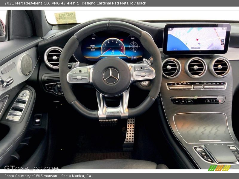 designo Cardinal Red Metallic / Black 2021 Mercedes-Benz GLC AMG 43 4Matic