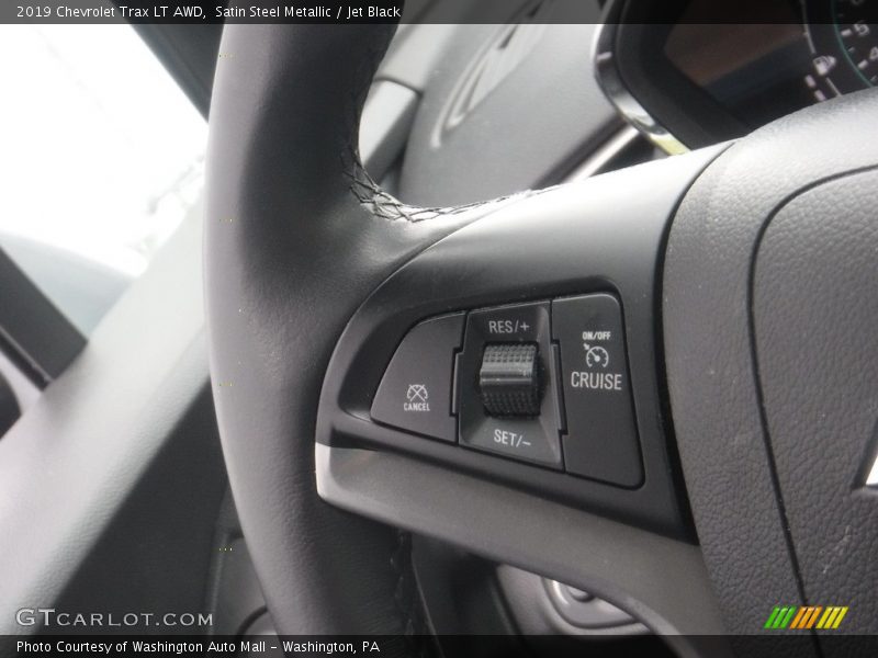 Satin Steel Metallic / Jet Black 2019 Chevrolet Trax LT AWD