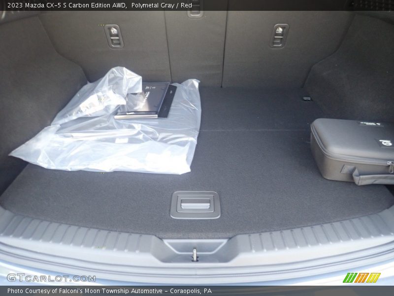 Polymetal Gray / Red 2023 Mazda CX-5 S Carbon Edition AWD