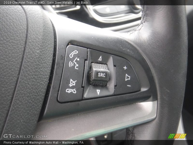 Satin Steel Metallic / Jet Black 2019 Chevrolet Trax LT AWD