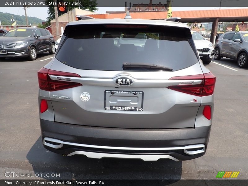 Steel Gray / Black 2021 Kia Seltos S AWD