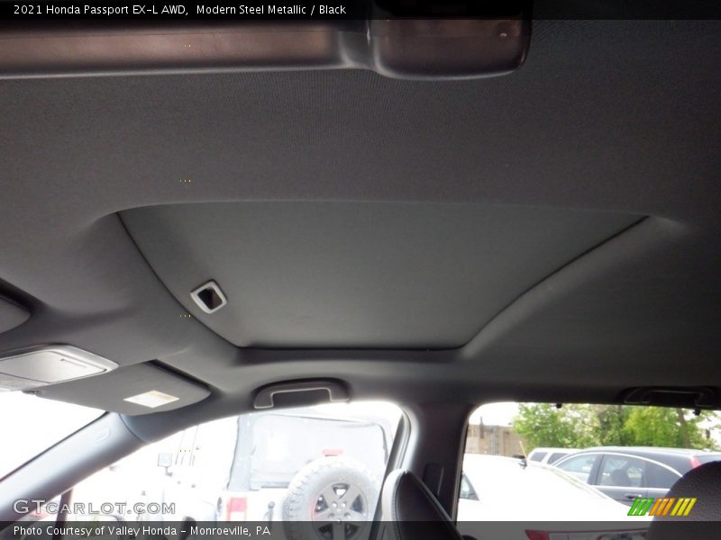 Modern Steel Metallic / Black 2021 Honda Passport EX-L AWD
