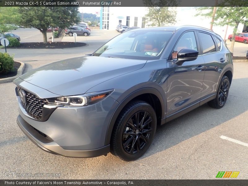 Polymetal Gray / Red 2023 Mazda CX-5 S Carbon Edition AWD