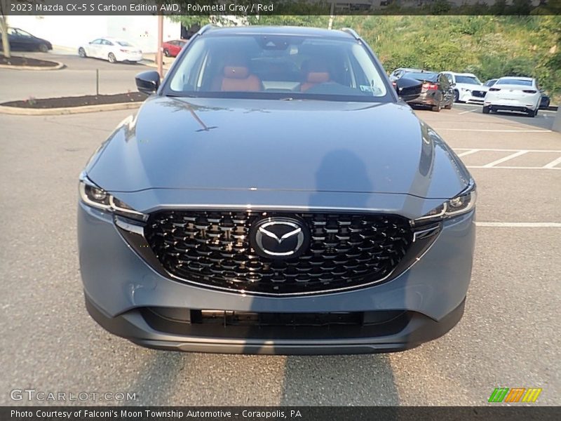 Polymetal Gray / Red 2023 Mazda CX-5 S Carbon Edition AWD