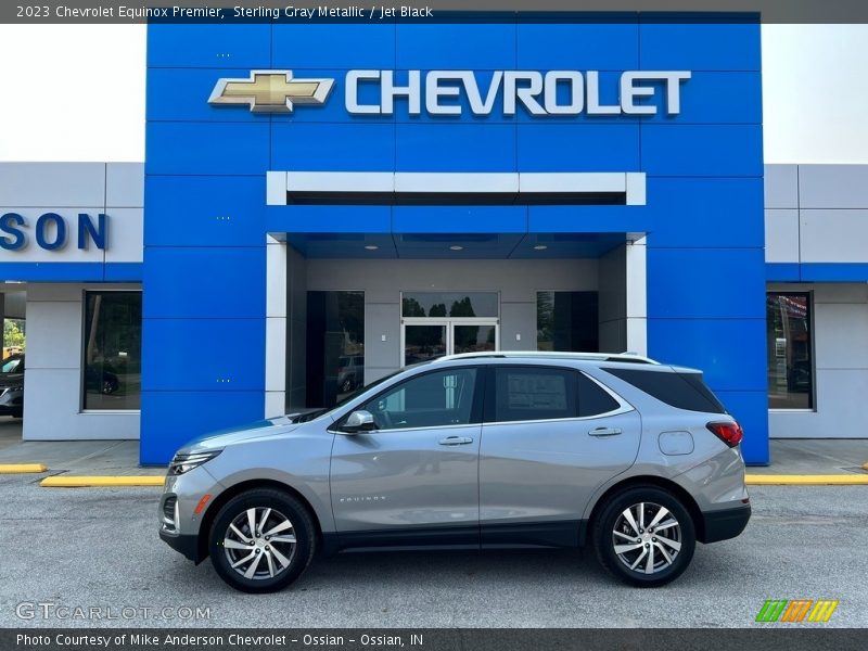 Sterling Gray Metallic / Jet Black 2023 Chevrolet Equinox Premier