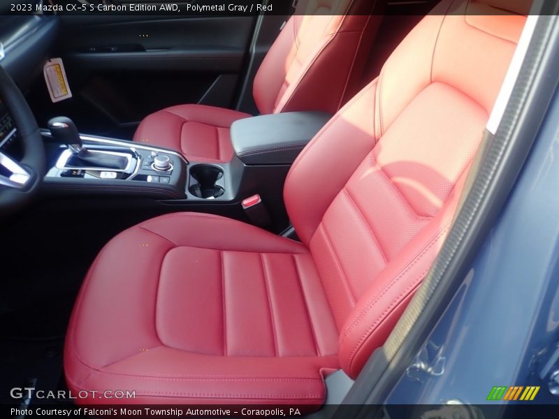 Polymetal Gray / Red 2023 Mazda CX-5 S Carbon Edition AWD