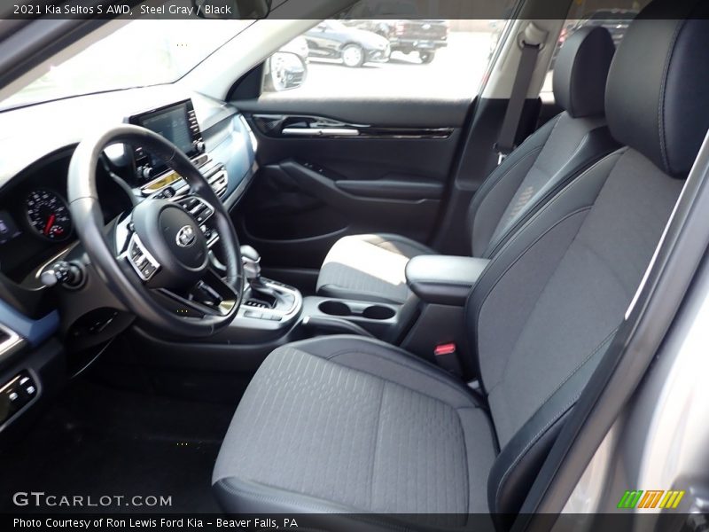 Steel Gray / Black 2021 Kia Seltos S AWD