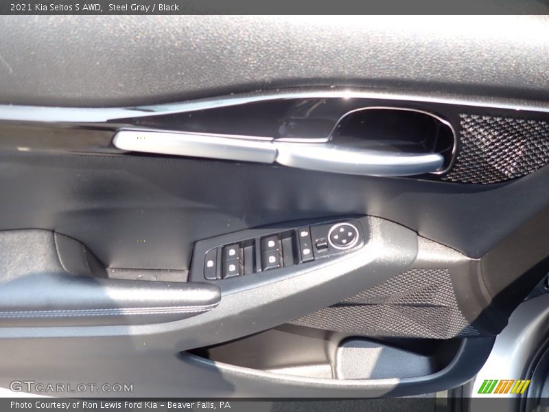 Steel Gray / Black 2021 Kia Seltos S AWD