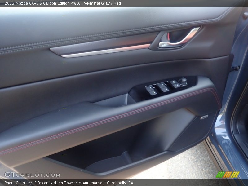 Polymetal Gray / Red 2023 Mazda CX-5 S Carbon Edition AWD