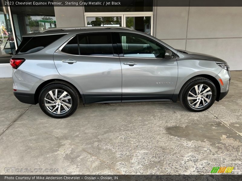 Sterling Gray Metallic / Jet Black 2023 Chevrolet Equinox Premier