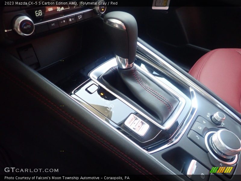 Polymetal Gray / Red 2023 Mazda CX-5 S Carbon Edition AWD