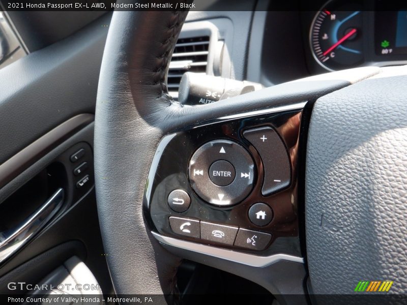 Modern Steel Metallic / Black 2021 Honda Passport EX-L AWD