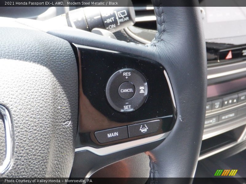 Modern Steel Metallic / Black 2021 Honda Passport EX-L AWD
