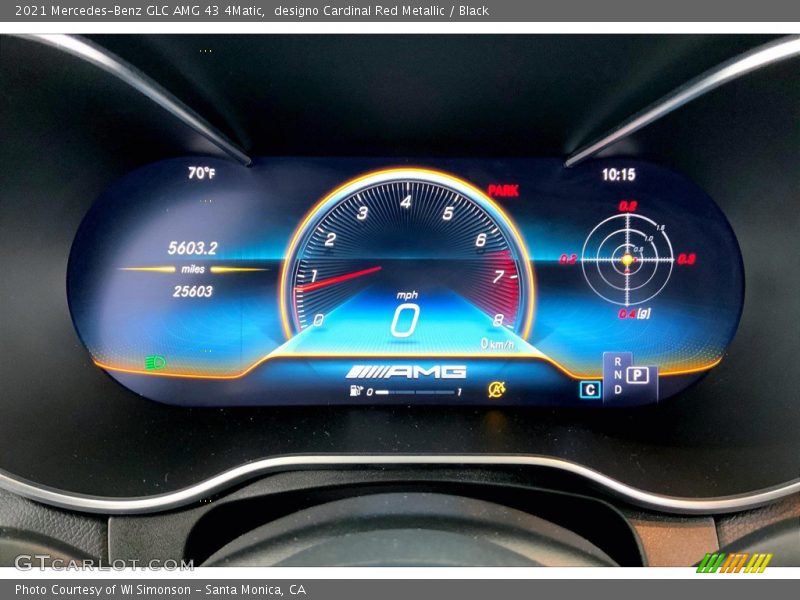  2021 GLC AMG 43 4Matic AMG 43 4Matic Gauges