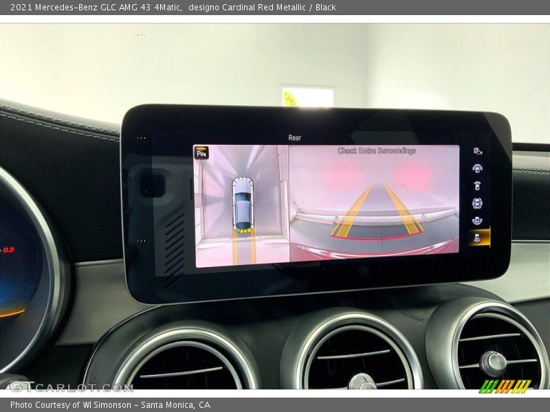 designo Cardinal Red Metallic / Black 2021 Mercedes-Benz GLC AMG 43 4Matic