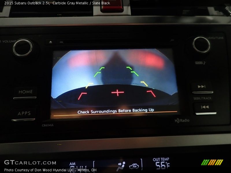 Carbide Gray Metallic / Slate Black 2015 Subaru Outback 2.5i