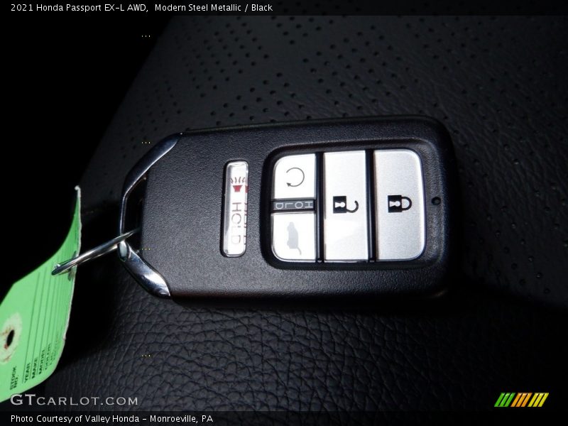 Modern Steel Metallic / Black 2021 Honda Passport EX-L AWD