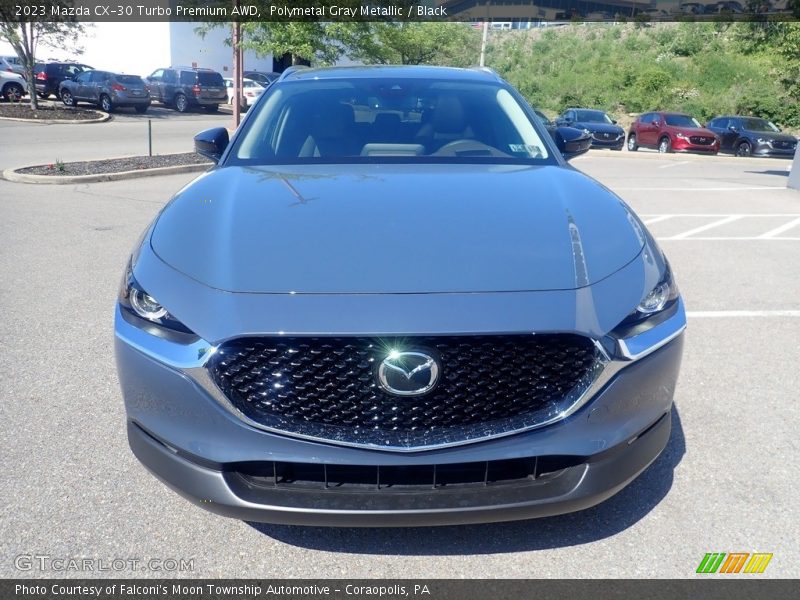 Polymetal Gray Metallic / Black 2023 Mazda CX-30 Turbo Premium AWD