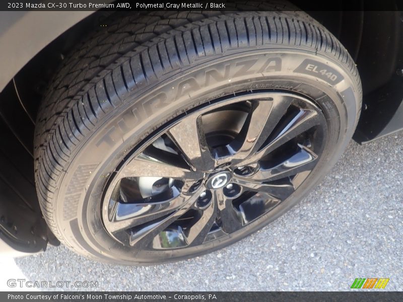 Polymetal Gray Metallic / Black 2023 Mazda CX-30 Turbo Premium AWD