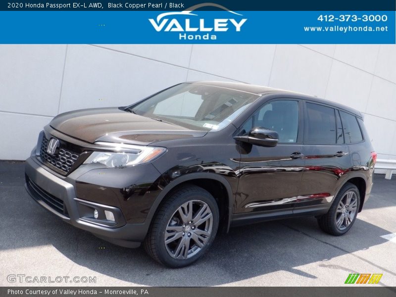 Black Copper Pearl / Black 2020 Honda Passport EX-L AWD
