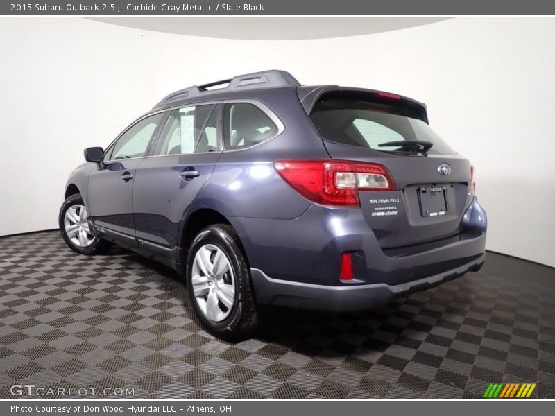 Carbide Gray Metallic / Slate Black 2015 Subaru Outback 2.5i