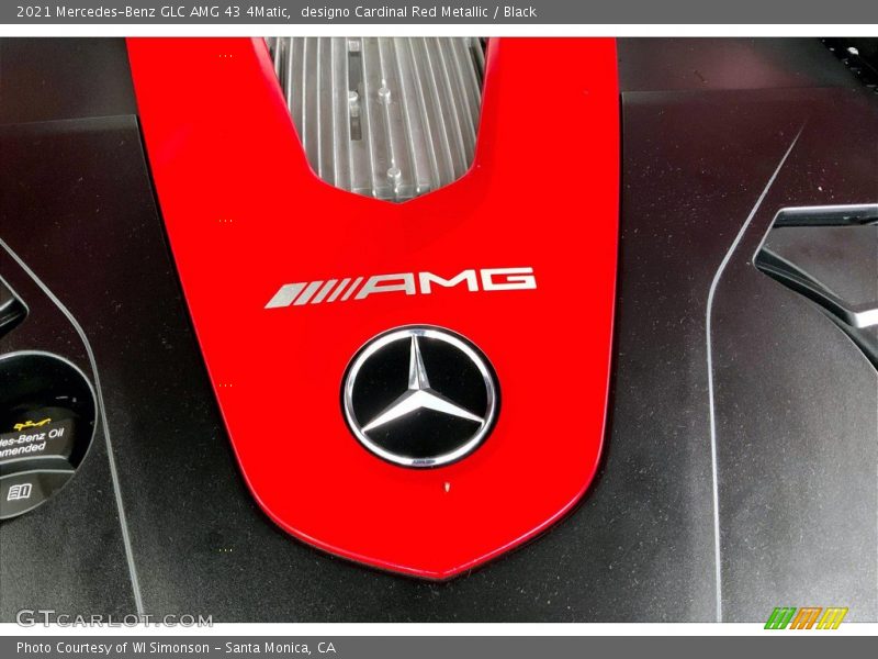 designo Cardinal Red Metallic / Black 2021 Mercedes-Benz GLC AMG 43 4Matic