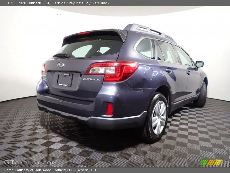 Carbide Gray Metallic / Slate Black 2015 Subaru Outback 2.5i