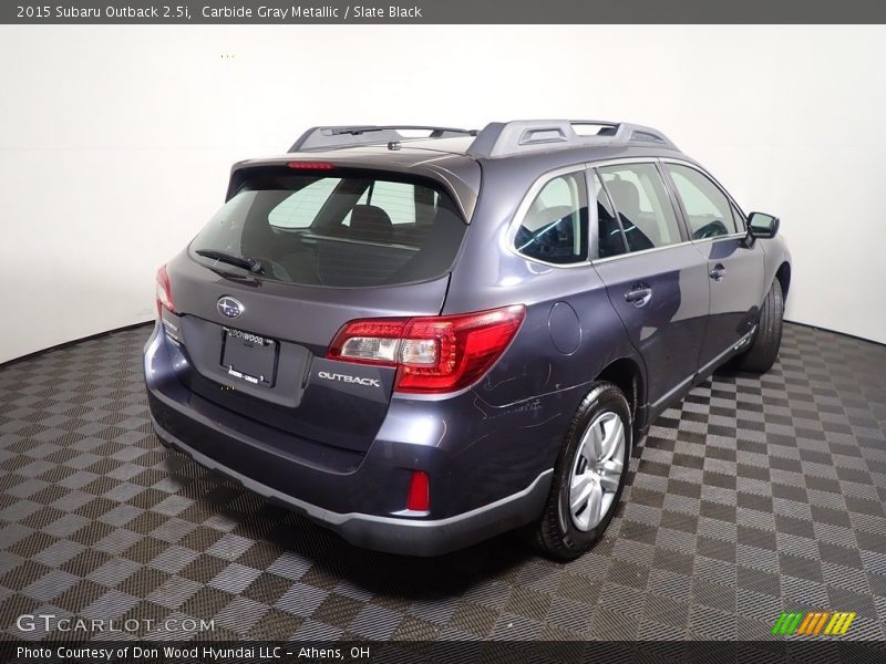 Carbide Gray Metallic / Slate Black 2015 Subaru Outback 2.5i