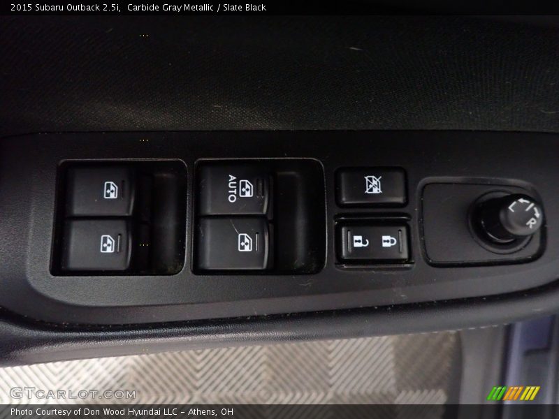 Carbide Gray Metallic / Slate Black 2015 Subaru Outback 2.5i