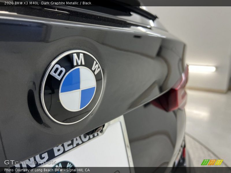 Dark Graphite Metallic / Black 2020 BMW X3 M40i