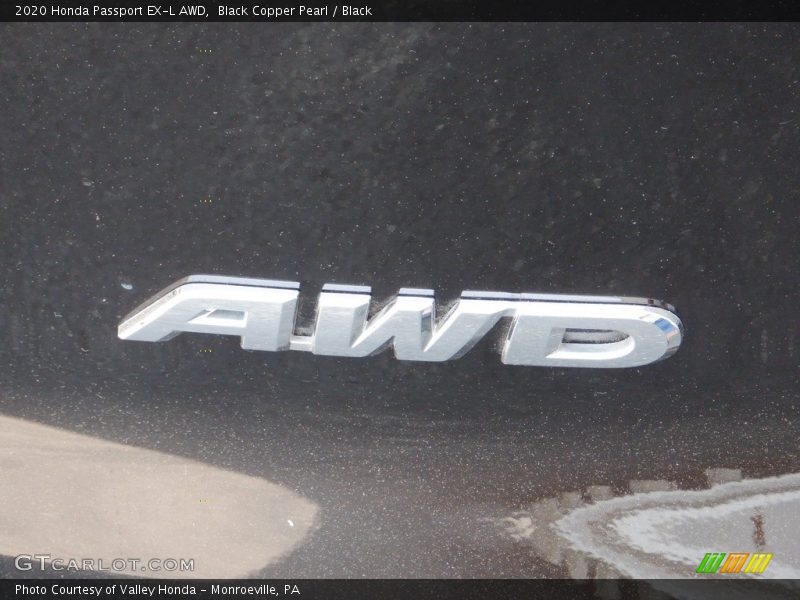 Black Copper Pearl / Black 2020 Honda Passport EX-L AWD