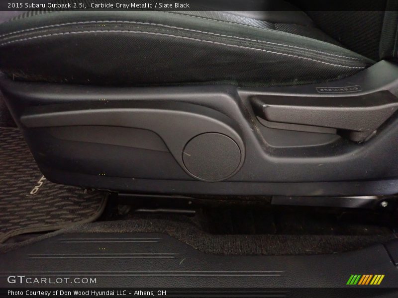 Front Seat of 2015 Outback 2.5i