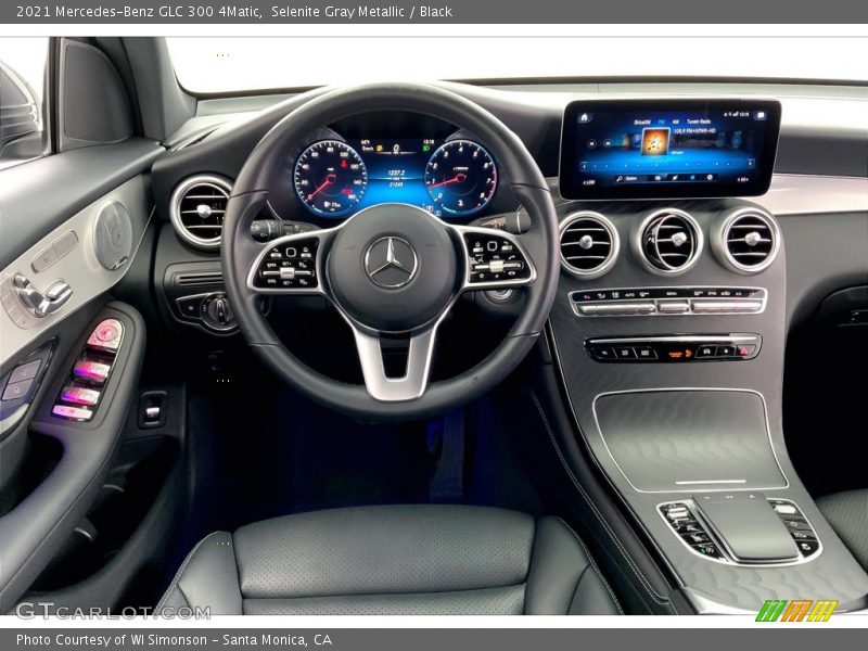 Selenite Gray Metallic / Black 2021 Mercedes-Benz GLC 300 4Matic